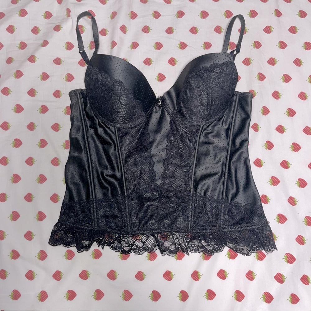Elegant Black Lace Corset